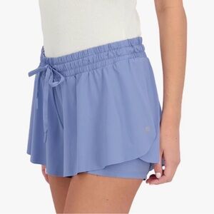 Harmony Balance Light Blue Women's Athletic Shorts